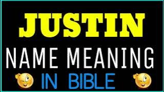 Download lagu Justin Name Meaning In Bible | Justin meaning in English | Justin name meaning In Bible