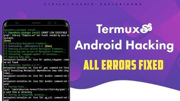 Metasploit installation in termux | Telugu | Ethical Hacker - Gopikrishna