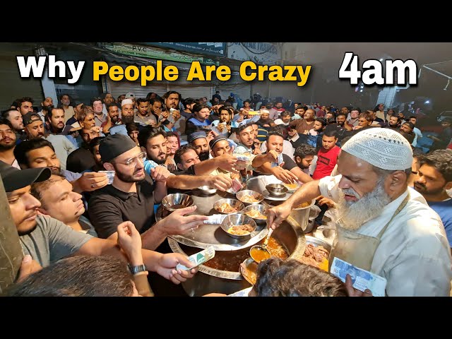 4 AM FIGHT FOR SECRET BREAKFAST IN PAKISTAN 😯| UNLESS PEOPLE'S BEHAVE | CRAZIEST RUSH ON LAHORI FOOD class=