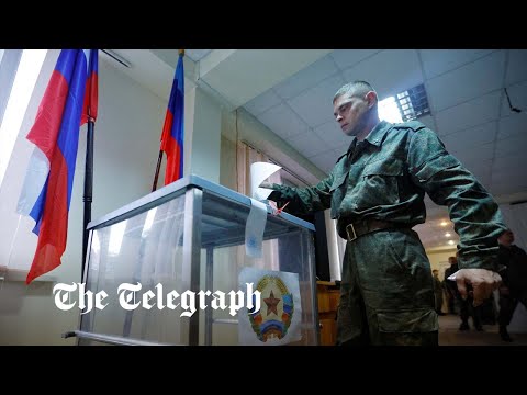 So-called 'referendum' voting opens in Ukraine's separatist regions trying to join Russia