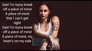 Kehlani - Piece of Mind (lyrics) chords