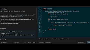 Two Sum Problem | Efficient approach | O(N) Solution