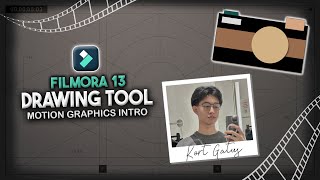 MOTION GRAPHICS PHOTOGRAPHY INTRO WITH DRAWING TOOLS | FILMORA 13.2 NEWEST FEATURE