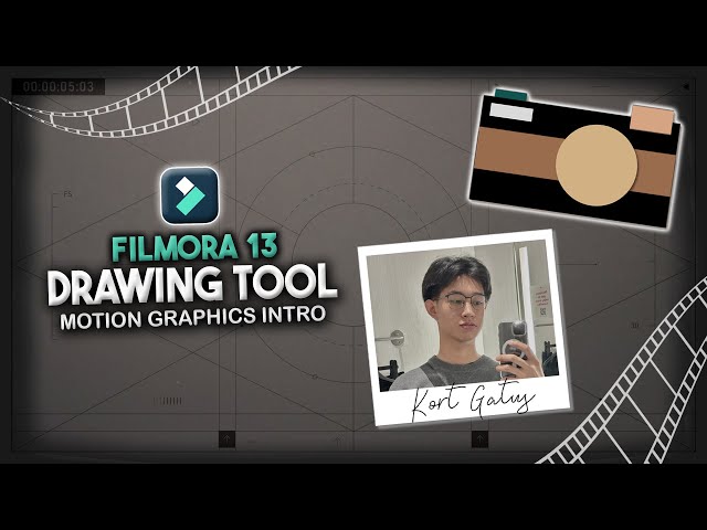 MOTION GRAPHICS PHOTOGRAPHY INTRO WITH DRAWING TOOLS | FILMORA 13.2 NEWEST FEATURE class=