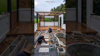 Unfinished Backyard ➜ Luxury Garden Paradise 🌿✨ | Backyard Transformation Timelapse