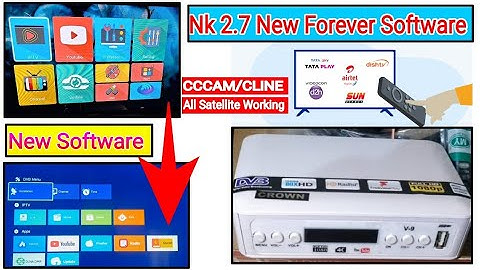 New Software🤩Nk 2.7 Box✅ Forever Software_ Funcam Software #tataplay #cccam #forever #funcam #cline