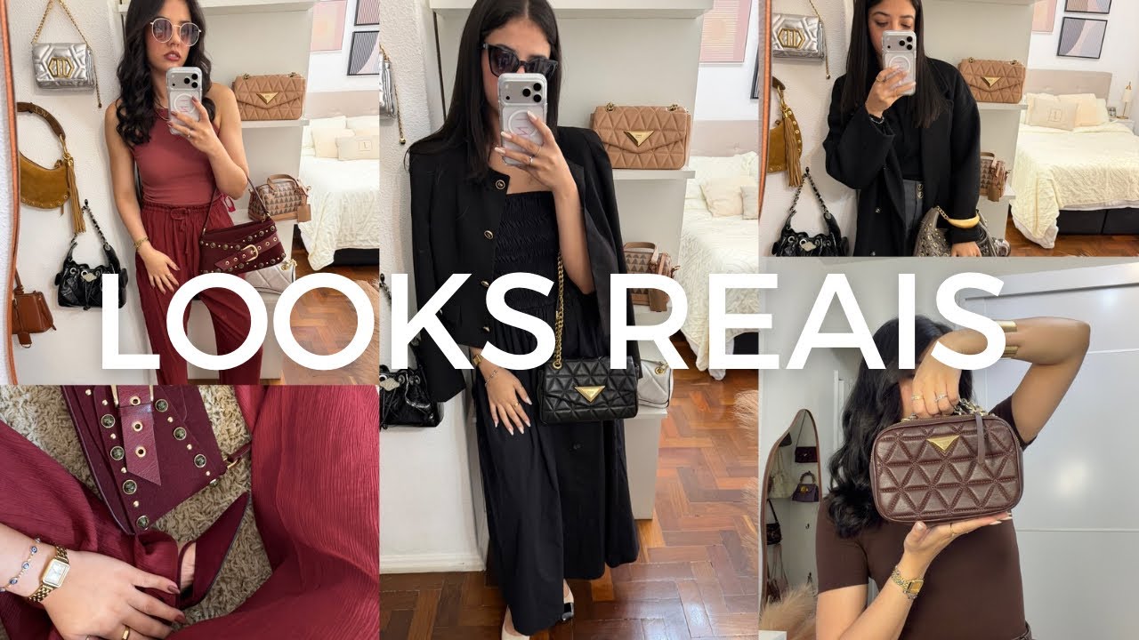 UMA SEMANA DE LOOKS REAIS! 