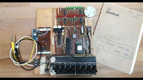 Homebrew SC/MP micro-system built in 1980