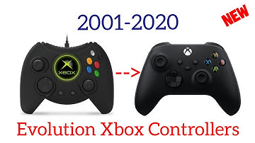 Xbox Controllers Evolution 2001-2020