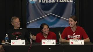 Nebraska volleyball pre-Georgia Tech press conference