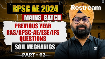 RPSC AE 2024 Mains  Batch | RAS/RPSC-AE/ESE/IFS PYQs | Dr. Jaspal Singh