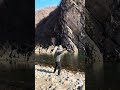 I tried the Weapon of David at a Mountain Lake...The impact sound is CRAZY#shorts #outdooradventure