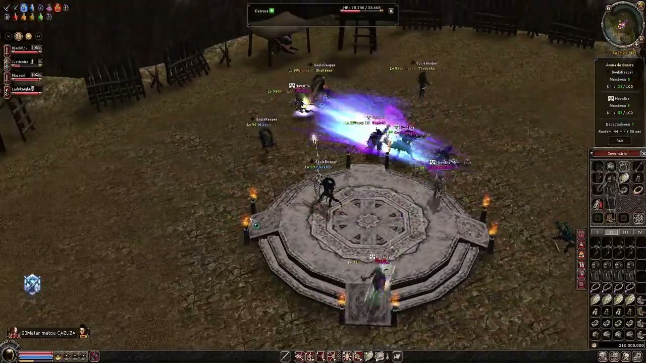 #4 Derrota GVG Guild SoulsReaper VS Nova Era Servidor Dark MT2