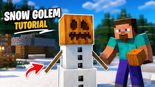 How to Make a Snow Golem in Minecraft 2026! ☃️ (Easy Tutorial)