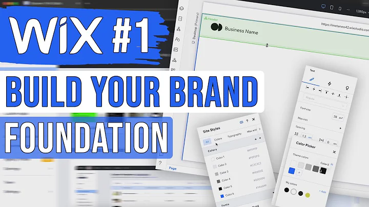 WIX Studio Tutorial Part 1: The 5 Things You MUST Do FIRST!