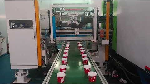 IML Solutions, 2 Cavities Ice Cream Buckets Side Entry IML Solutions