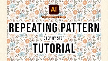 Textile Print Design in Illustrator: Seamless Repeating Pattern Texture  Illustrator Tutorial 2025