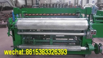 full automatic welded wire mesh machine for India customer testing video