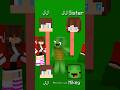 Mikey Choose JJ or Mikey 🤔 - MAIZEN Minecraft Animation #shorts