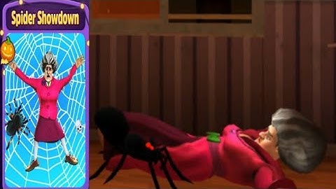 Scary Teacher 3D - New Update New Chapter New Levels | Spider Showdown | Gameplay (Android,iOS)