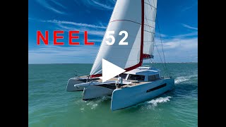 NEEL 52 Trimaran Sailing at Speed