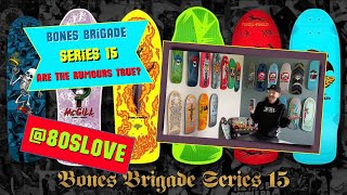 Are the Rumours True? Powell Peralta Bones Brigade Series 15 Reissue Skateboard Decks #oldschool