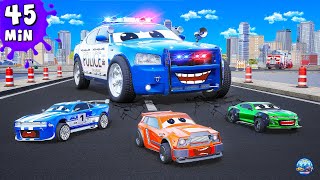 Mini Cars and Police Cars City Pursuit | Speed Cars | Epic Police Chase & Monster Truck Compilation