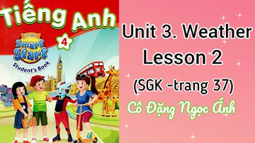 Tiếng Anh lớp 4 i-learn smart start | Unit 3. Weather | Lesson 2 | Cô Đặng Ngọc Ánh