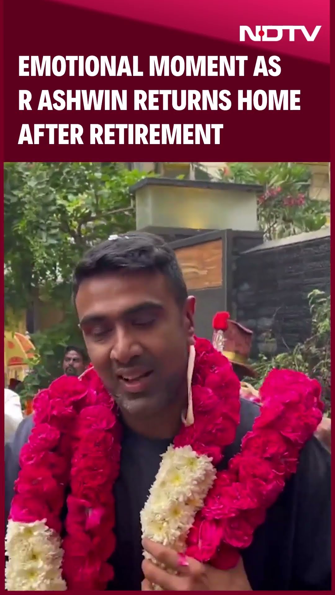 Ravichandran Ashwin Father Wipes Tears, Gives A Kiss As Son Returns Home After Announcing Retirement