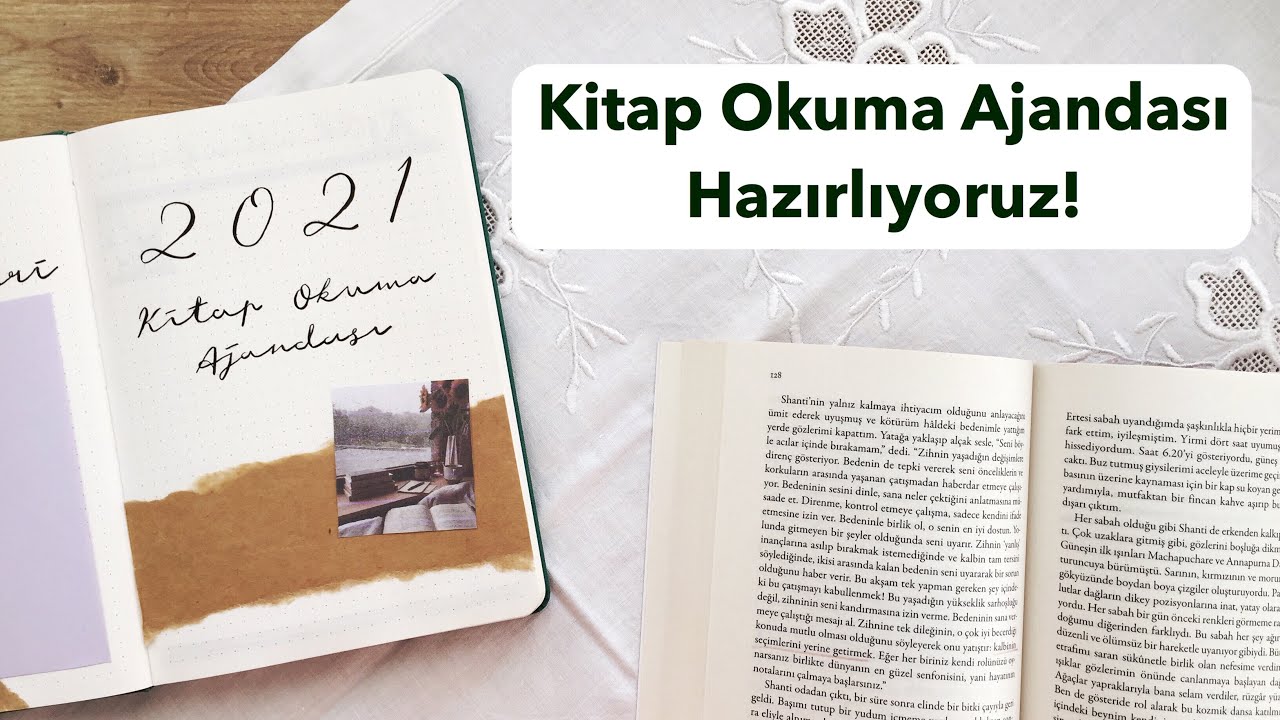 Kitap Okuma Ajandası 2021 | Reading Journal / Kitap Okuma Alışkanlığı Kazan