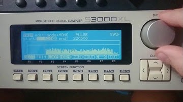 AKAI S3000XL: sampling