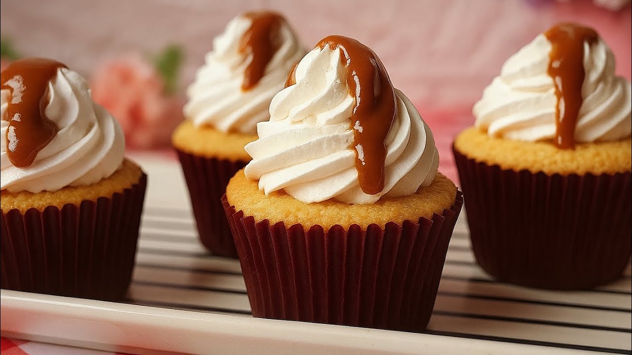 Cupcakes de coco super esponjosos