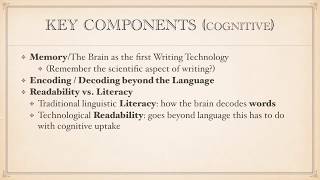 Lecture on Readability and Accessibility: Technological Aspect of Writing