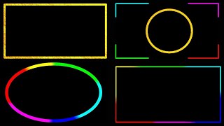 kinemaster video | Colour lighting border | black screen background | lighting background
