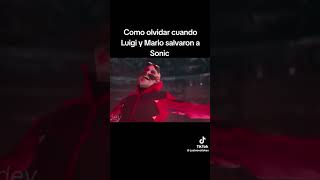El día que Mario y Luigi salvaron a sonic 🥹 #mario #sonic #sega #nintendo #heroes #humor