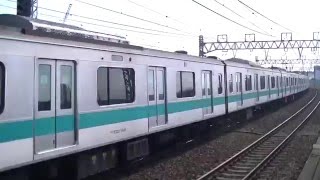 【3直開始!】JR常磐線E233系2000番台(マト8編成) 急行我孫子ゆき 狛江通過