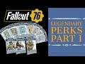 (PTS) Legendary Perks Tested part 1 - Guide - Fallout 76 Wastelanders