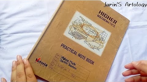 SSC Higher Math Practical Note sample / উচ্চতর গণিত ব্যবহারিক খাতা/ SSC 24 Higher Math Practical