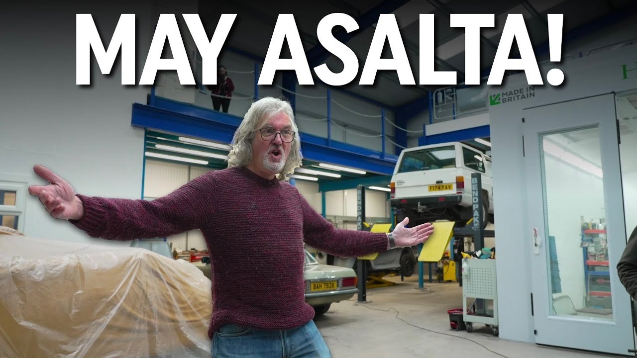 ¡James May asalta el nuevo taller de Richard Hammond!
