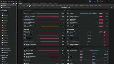 Setting dark mode in NetCrunch