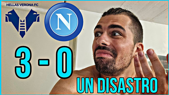 VERONA - NAPOLI 3-0:  UN DISASTRO
