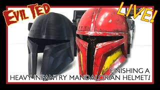 Finshing a Heavy Infantry Mandalorian Helmet