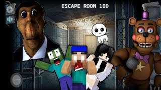 Escape Room Hard Mode - Monster School : Minecraft Animation