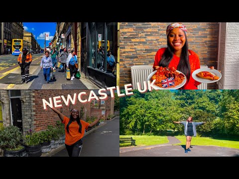 EXPLORING NEWCASTLE UPON TYNE- BEST AFRICAN RESTAURANT, VISITING THE PARK & CITY CENTER. #ukvlog