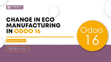 Change in ECO (Engineering Change Order) in Odoo 16 Manufacturing