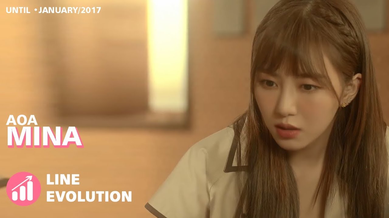 AOA - Mina (민아) (Line Evolution) • JAN/2017