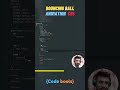 Bouncing ball animation #code  #css  #bounce   #shorts