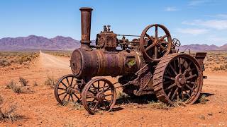 🚂 Abandoned 1908 Steam Traction Engine Restoration | Satisfying Green Beast ASMR