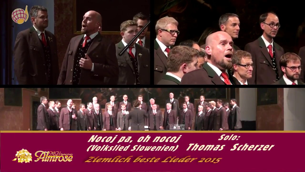 Nocoj pa oh nocoj  - MGV Almrose Radenthein - Solo: Thomas Scherzer - Minoritensaal Graz - 2015