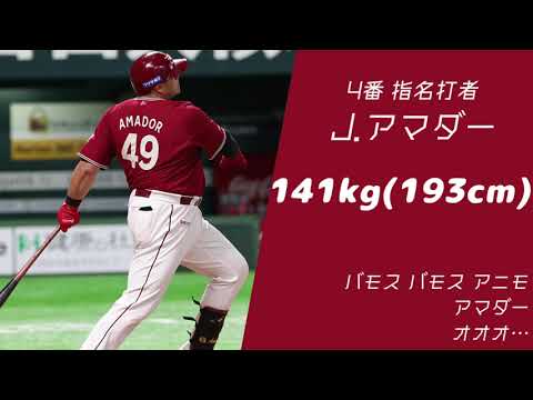 [計1085kg]超重量級打線 応援歌 1-9 【パクリスペクト】